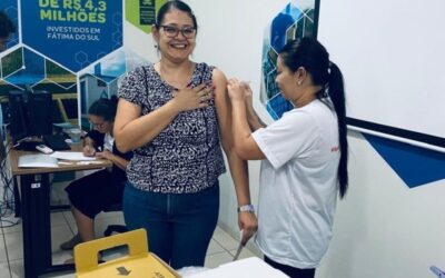 Prefeitura e Sanesul fazem parceria para vacinar servidores contra dengue e gripe