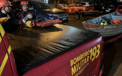 No 1º dia no Rio Grande do Sul, bombeiros de MS resgatam 154 pessoas, todas com vida
