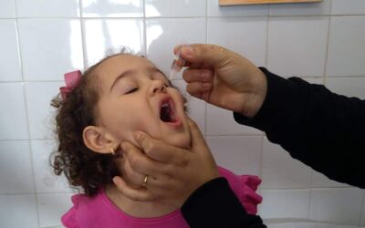 Campanha de vacinação contra a pólio começa segunda-feira e quer atingir 95% do público-alvo