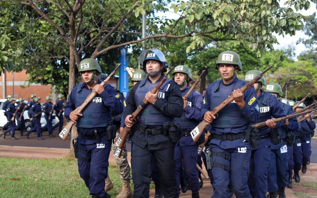 Servidores participam do 1° curso de Patrulhamento Tático Motorizado da Capital