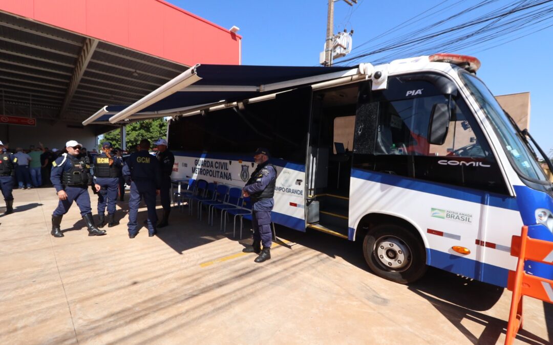 Guarda em Ação: Base Móvel da GCM leva mais segurança a região do bairro Aero Rancho