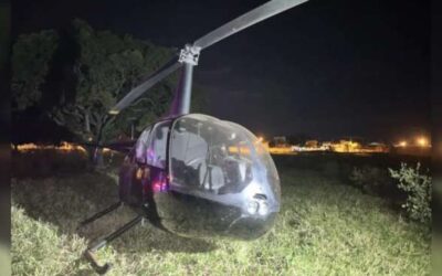 Helicóptero de MS é interceptado com 243 kg de cocaína no PR