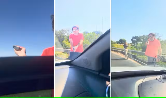 Motorista de Hilux dispara três vezes em veículo após briga no trânsito