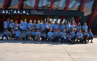 Para conhecer a cultura de MS, alunos de escola no Noroeste visitam Bioparque Pantanal