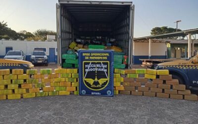 Polícia Militar Rodoviária apreende 10 toneladas de maconha, a maior do ano