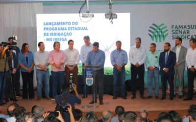 Com sustentabilidade, Governo de MS lança programa para aumentar área irrigada e produção