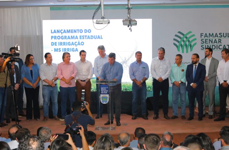 Com sustentabilidade, Governo de MS lança programa para aumentar área irrigada e produção