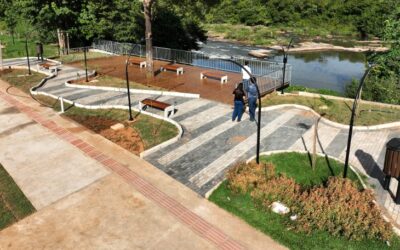 Municipalismo: repaginada, orla da Cachoeira dos Diamantes é nova opção de turismo e lazer em Rochedo