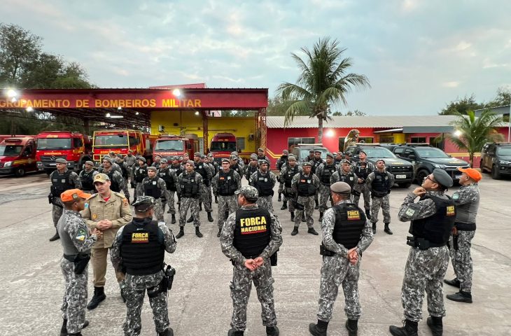 Reforço completo: mais uma equipe da Força Nacional chega ao Pantanal para ajudar no combate aos incêndios