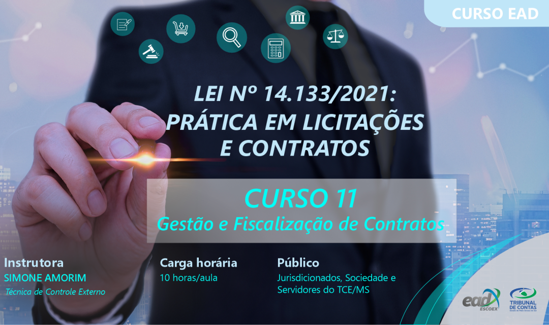 TCE-MS oferece curso sobre gestão e fiscalização de contratos