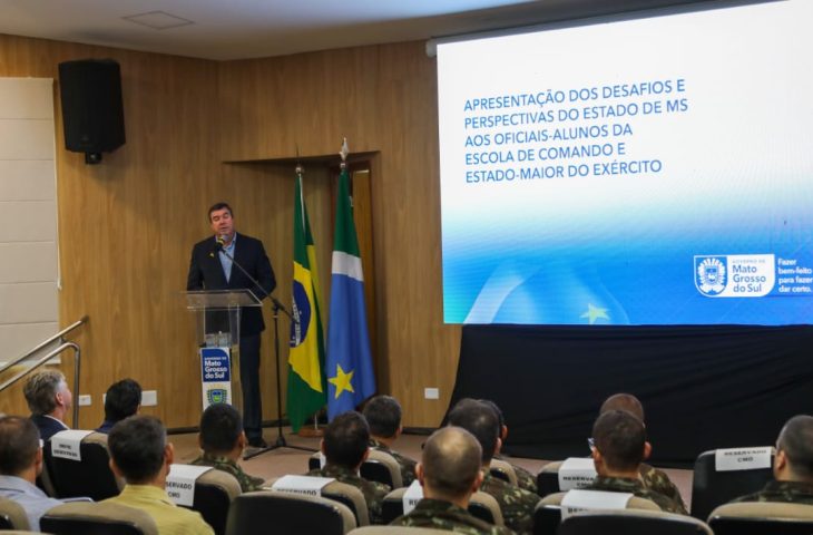 Oficiais do Exército são recebidos pelo Governo de MS e conhecem desafios e perpectivas do Estado