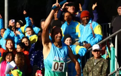 Emocionado, atleta que passou 15 anos sem correr vence Corrida do Facho