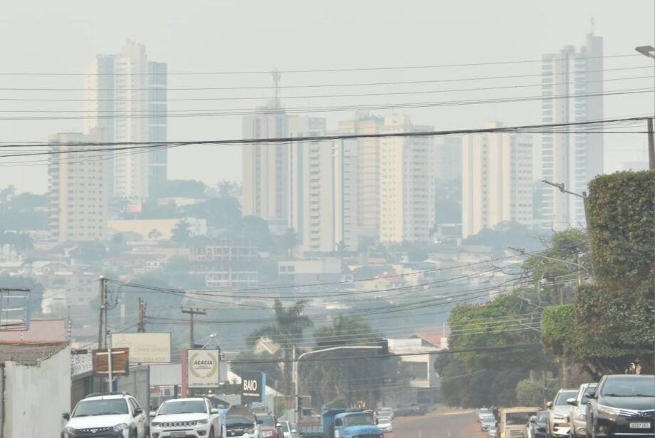 Fumaça das queimadas que encobre Campo Grande pode causar câncer