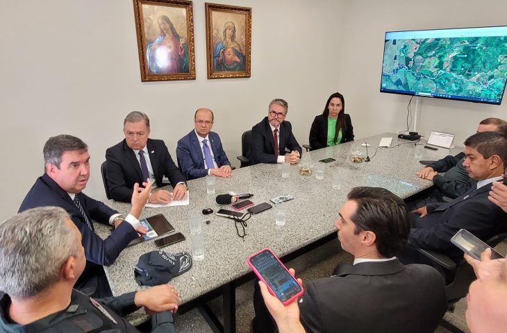 Governador discute com presidente da República relatório sobre conflito fundiário e preocupação com narcotráfico na fronteira