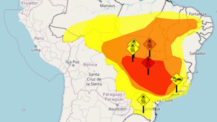 Mato Grosso do Sul terá onda de calor extremo em setembro, diz Inmet