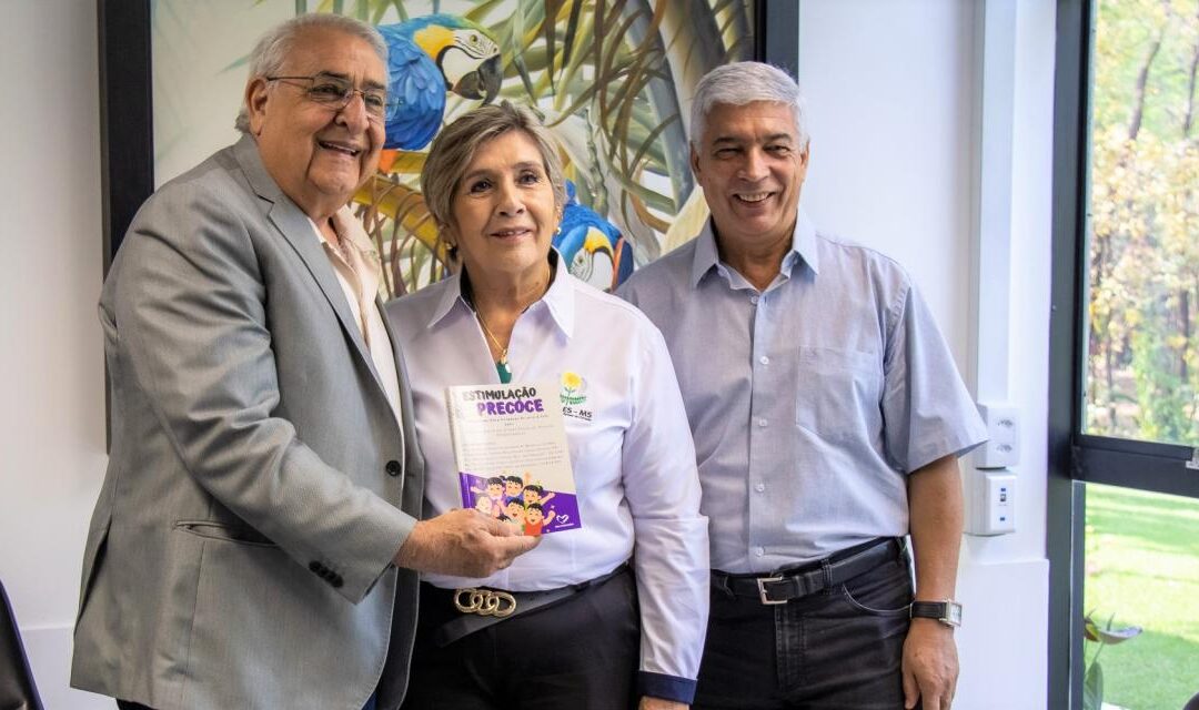 Presidente do TCE recebe visita da Federação das APAES-MS