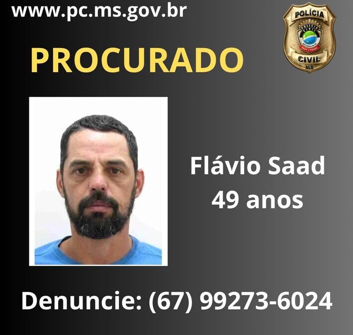 Flávio Saad é procurado por matar a tiros a ex e o namorado dela