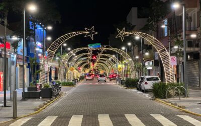 Luzes decorativas serão acesas nesta sexta-feira para marcar o início das festividades natalinas