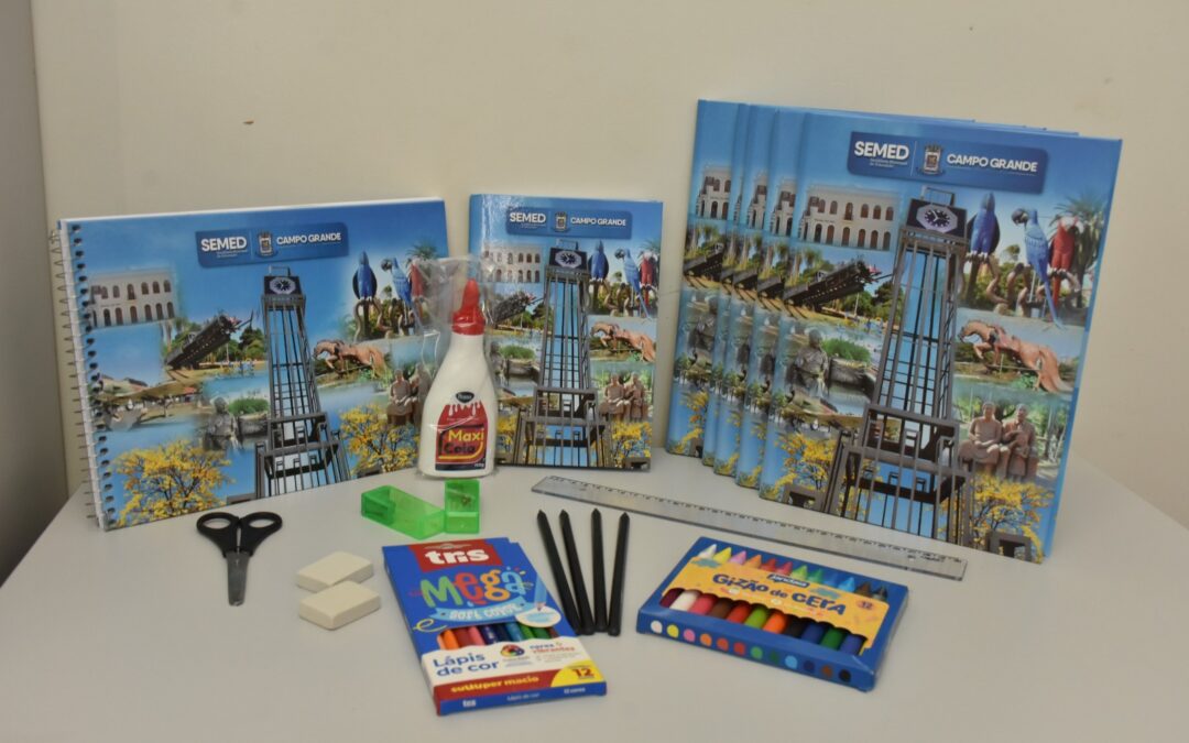 Prefeitura de Campo Grande antecipa entrega de kits escolares para o ano letivo de 2025