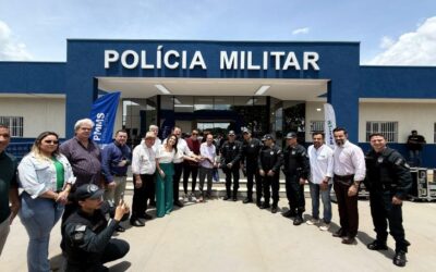 Governo de MS entrega obras de impacto no esporte, segurança e saneamento em Chapadão do Sul