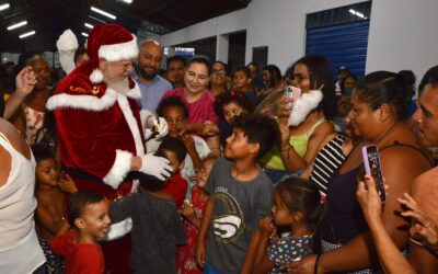 Comunidade Homex celebra o Natal com festa e magia em evento promovido pela Prefeitura