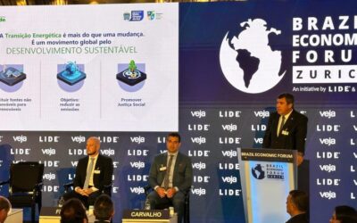 Energia limpa e segurança alimentar: na Suiça, Riedel defende que Brasil lidere transição energética no mundo