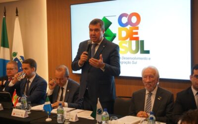 Codesul: governadores avançam em projetos de segurança e sistema de monitoramento climático