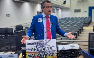 Vereador Landmark critica desordem de fios em Campo Grande e cobra responsabilização