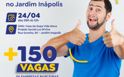 Emprega CG leva mais de 150 oportunidades ao Jardim Inápolis nesta quinta-feira (24)