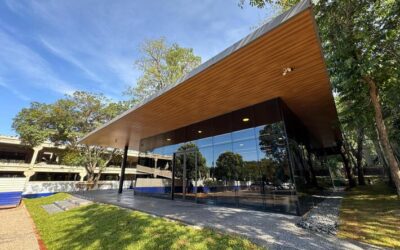 Gerson Claro inaugura refeitório e prevê entrega de novo estacionamento para junho