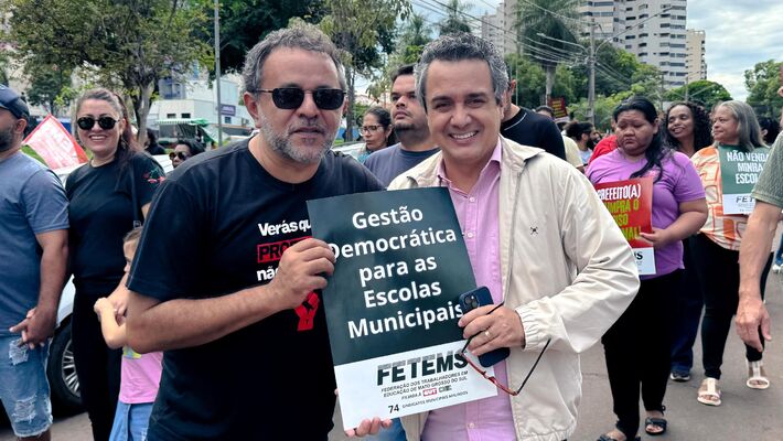 “Educação pública não se negocia, se defende”, diz Landmark em apoio a professores