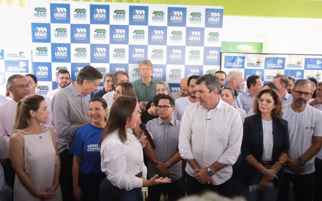 Presidente Papy participa do UEMS na Comunidade, no bairro São Conrado