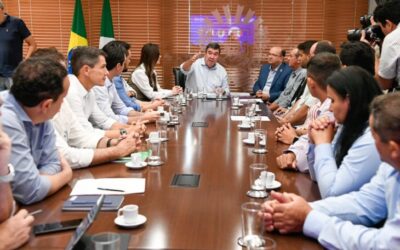 MS Ativo: Rochedo apresenta projetos de pavimentação de bairros e nova ponte ao Governo do Estado