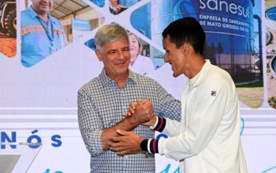 Sanesul anuncia parceria com o paratleta olímpico Yeltsin Jacques, medalhista em Paris e Tóquio
