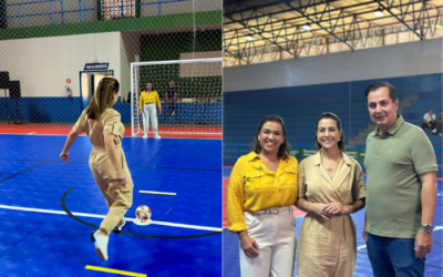 Senadora Soraya entrega piso do Ginásio Ticão e reforça apoio ao esporte