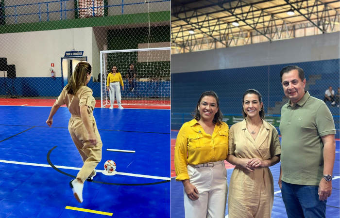 Senadora Soraya entrega piso do Ginásio Ticão e reforça apoio ao esporte