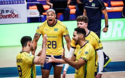 Com campo-grandense Judson titular, Brasil estreia na Liga das Nações com vitória sobre Irã