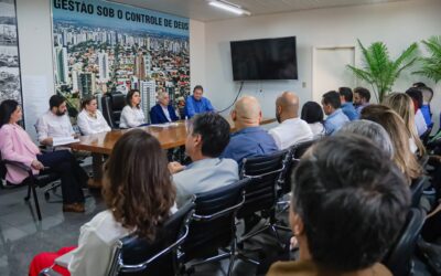 Prefeita Adriane conduz reunião estratégica com secretariado para os 126 anos de Campo Grande