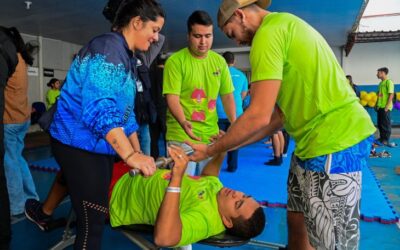 Crianças e jovens vivenciam o paradesporto pela primeira vez no Festival Paralímpico em MS