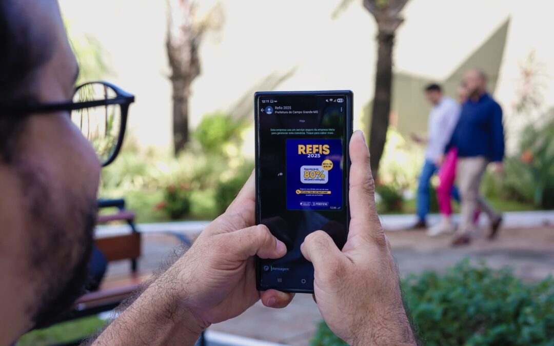 Refis 2025: Prefeitura de Campo Grande aposta em tecnologia, sustentabilidade e praticidade para facilitar a vida do contribuinte