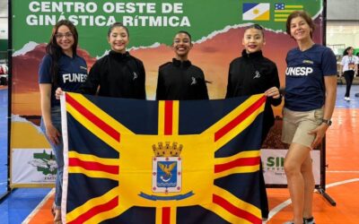 Ginástica Rítmica da Funesp conquista pódio no Torneio Regional Centro-Oeste