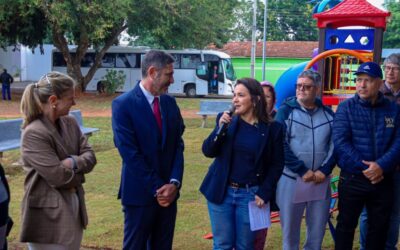 Novo parquinho no Tiradentes garante lazer e segurança para crianças da região