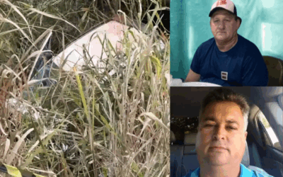 Natal e Reginaldo são achados mortos em carro na ribanceira