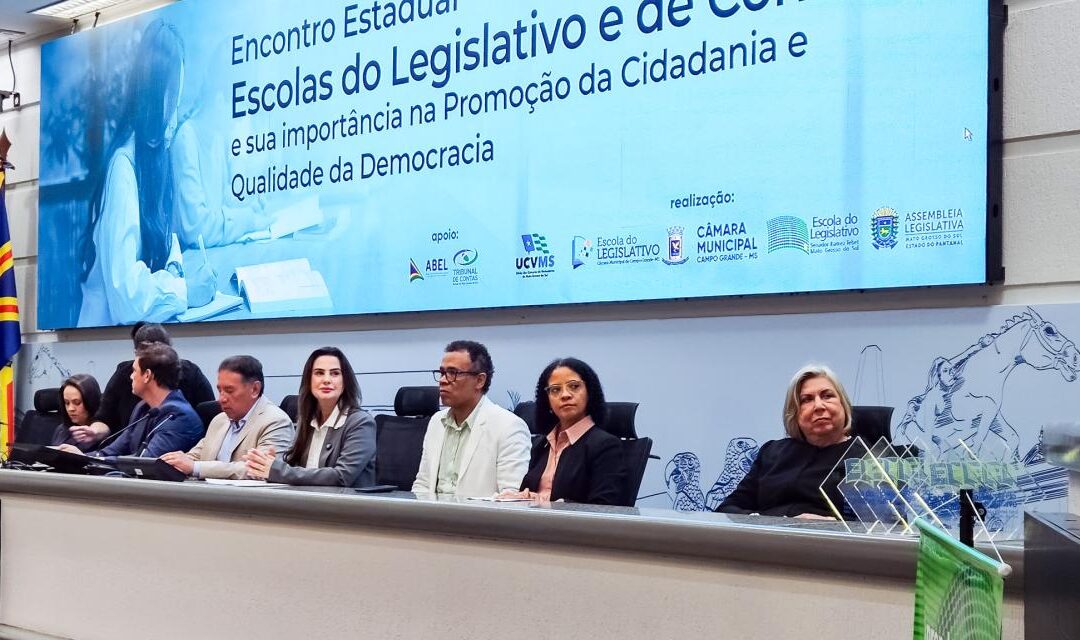 TCE-MS participa de encontro estadual que fortalece a educação legislativa e cidadã