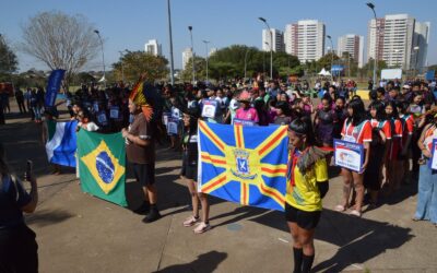 Abertura dos Jogos Urbanos Indígenas de CG celebra união entre os povos