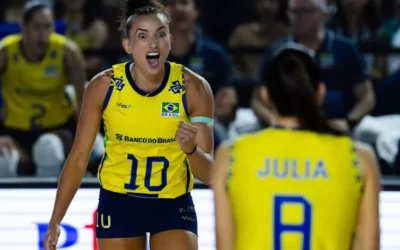 Seleção feminina leva susto, mas vira sobre a França e avança às oitavas no Mundial de vôlei