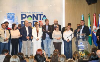 Agenda estratégica do Governo de MS em Ponta Porã mobiliza obras, educação e integração regional