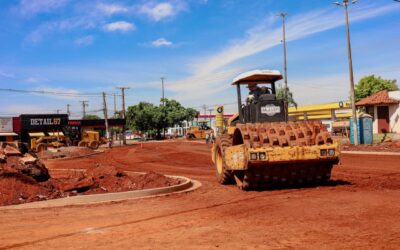Obras do Trevo Imbirussu seguem em ritmo acelerado e já mudam a paisagem da região