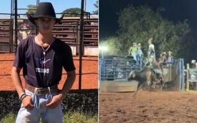 Peão de 18 anos morre após cair de touro durante rodeio em Goiás