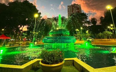 Praça Ary Coelho terá horário especial durante o período de Natal